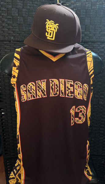 SD San Diego Padres Palm 19 Tribal Jersey – PSTGEARCLOTHING