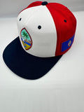 Guam Seal Tri Color Seal SnapBack Hat Brim