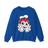 Headphones and Peace Jollibee Unisex Heavy Blend™ Crewneck Sweatshirt