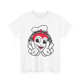 Peace of Bee HeadphonesUnisex Heavy Cotton Tee