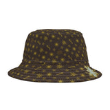 Pstgear Brown Sun and Star Bucket Hat