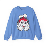 Headphones and Peace Jollibee Unisex Heavy Blend™ Crewneck Sweatshirt