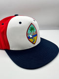 Guam Seal Tri Color Seal SnapBack Hat Brim