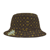 Pstgear Brown Sun and Star Bucket Hat