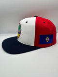 Guam Seal Tri Color Seal SnapBack Hat Brim