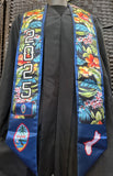 Guam Floral Seal Graduation 2025 Blue Trim Stoles