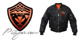 Hawaii Leather Island Bomber Mens Jacket