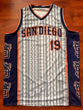 San Diego SD Palm 19 Blue Tribal Jersey