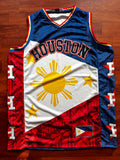 Philippines Flag Houston Tribal Flag Filipino Sun Jersey